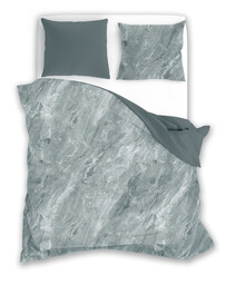 Faro Pościel bawełniana 220x200 Pure 14 szara marmur