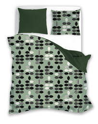 Faro Pościel bawełniana 220x200 Pure 13 zielona liście