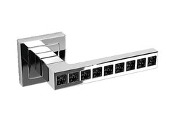 KLAMKA KUCHINOX GLORIA KOLOR CHROM/CZARNY