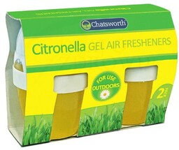 CITRONELLA Żelowy Odświeżacz Przeciw Komarom 2 140 g