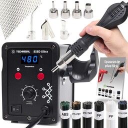 Spawarka do Plastiku Techrebal 858D Ultra 750W zgrzewarka tworzyw hot air