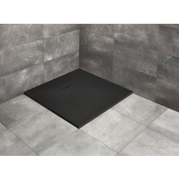 Radaway brodzik z konglomeratu Kyntos C Black 90x90 cm HKC9090-54