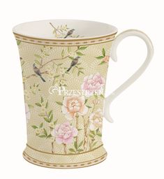 KUBEK PORCELANOWY - PALACE GARDEN ECRU (1355 PALF)