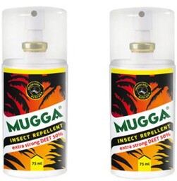 Zestaw 2 x Mugga spray 50% - mocny zestaw na komary