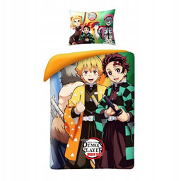 Pościel 140x200 Damon Slayer poszewka 70x90 Halantex