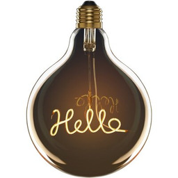 CELLULARLINE Żarówka LED Fancy Bulb Hello Żółty 2W E27