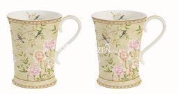 KUBKI PORCELANOWE - PALACE GARDEN ECRU - Komplet 2 szt. (1356 PALF)