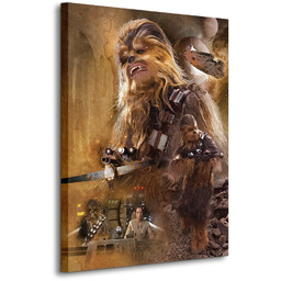 Gwiezdne Wojny Star Wars Episode VII (Chewbacca Art) - obraz na płótnie