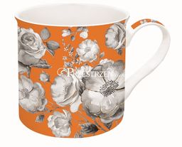 KUBEK PORCELANOWY w PUDEŁKU Trend & Colour ORANGE (177 TCOG)