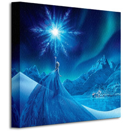 Frozen Kraina Lodu Elsa Ice Star - Obraz na płótnie