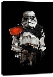 Star Wars Gwiezdne Wojny Szturmowiec Dowódca - obraz na płótnie Wymiar do wyboru: 20x30 cm