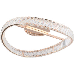 Lampa sufitowa kryształ GANO ZŁOTA/GOLD MX3317-1-3GT - Zuma Line