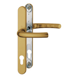 Tokyo - Komplet klamek na szyldzie 30 mm, z aluminium, kolor stare złoto