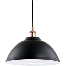 Lampa sufitowa IDIFOR I czarny śr. 37cm