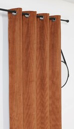 LINDER Alberta termiczna zasłona zaciemniająca i izolująca termicznie - 140x260cm - pomarańczowa