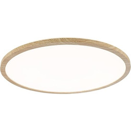 Paulmann 71029 LED Panel Atria Shine oprawa sufitowa z Backlight okrągła IP44 22W 2300lm 420mm wygląd drewna tw. szt. 3000K  ciepłobiała opr. łazien.