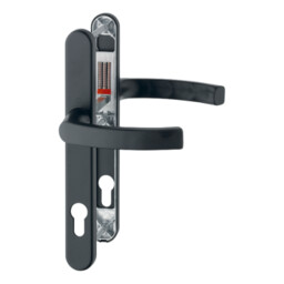 Liege - Komplet klamek na szyldzie 30 mm, czarny mat