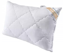 Inter Widex Poduszka wełniana 50x60 Merino Wool biała regulowana 0,6 kg 100% naturalna wełna owcza