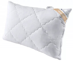 Inter Widex Poduszka wełniana 50x70 Merino Wool biała regulowana 0,7 kg 100% naturalna wełna owcza