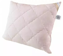 Inter Widex Poduszka wełniana 70x80 Merino Wool różowa regulowana 1,2 kg 100% naturalna wełna owcza