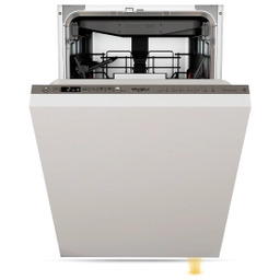 Whirlpool WSIO 3O34 PFE X 44,8cm Automatyczne otwieranie drzwi Szuflada na sztućce Zmywarka do zabudowy