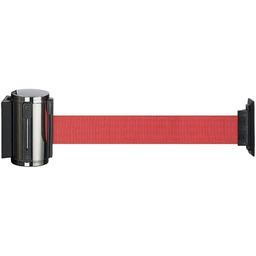 Ściana chowana bariera 200 cm pasek czerwone aluminium - 1 jednostka