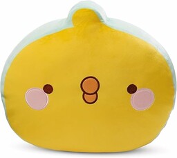 NICI poduszka przytulanka Piu Piu 35x35x12cm - Puszysta poduszka pluszowa z twarzą Molang dla dziewczynek, chłopców i niemowląt, prostokątna poduszeczka pluszowa - 61168