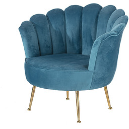 Fotel Sally Velvet, 94 x 77 x 83 cm
