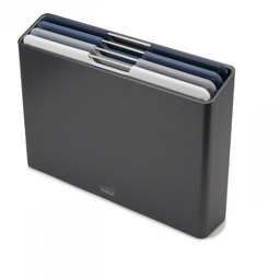Joseph Joseph FOLIO Zestaw 4 Desek do Krojenia w Etui - Wersja L - Grafitowy