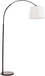 LAMPA STOJĄCA PODŁOGOWA CZARNO-BIAŁA TIROL LUMINA DECO