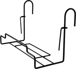 Uchwyt na skrzynię balkonową Ricavo 39 x 26 cm, czarny