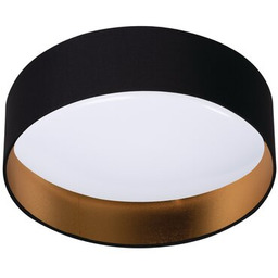 KANLUX Plafon sufitowy Rifa LED 17.5W WW B/G Czarno-złoty