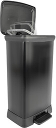 Kosz na śmieci z pedałem Curver Deco Bin 50L, czarny