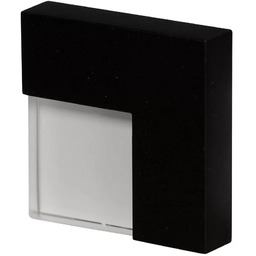 Lampa przyschodowa - TICO - czarna -14V - bez ramki