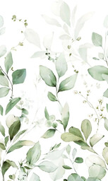 Fototapeta mural wzór roślinny Grandeco Orom 2 A77101 159x280