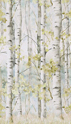 Fototapeta mural brzozy Grandeco Orom 2 A77301 159x280 cm