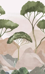 Fototapeta mural krajobraz Grandeco Orom 2 A77401 159x280 cm