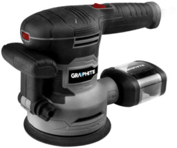 GRAPHITE Szlifierka mimośrodowa 450 W z tarczą 125/150 mm + walizka