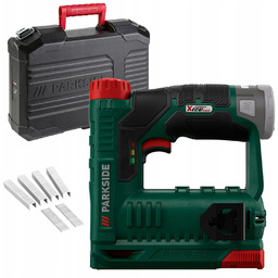 Akumulatorowy Zszywacz Tapicerski Parkside 12V Zestaw Zszywki Walizka