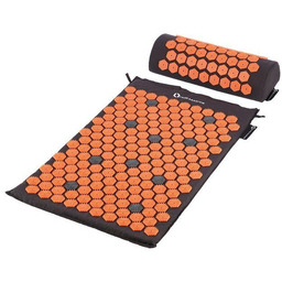 Mata do akupresury + poduszka AKM01 64x42 cm HMS czarna