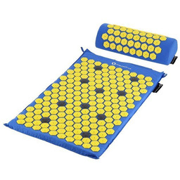 Mata do akupresury + poduszka AKM01 64x42 cm HMS niebieska