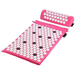 Mata do akupresury + poduszka AKM01 64x42 cm HMS różowa