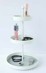 Gelco Wedding Karuzela kosmetyczka metalowa, biała, 18,2 x 18,2 x 30 cm