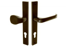 Pochwyt-klamka drzwiowa FAM 14791 85/240/32 brąz prawa (2 śruby)