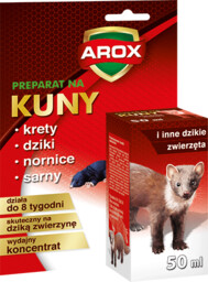 Arox Preparat odstraszający na kuny i inne dzikie zwierzęta 50ml