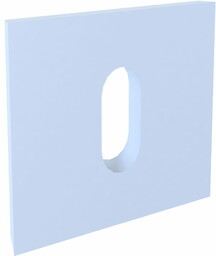 ROZETA KWADRATOWA RFQ 801 BIAŁY KLUCZ