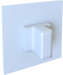 ROZETA KWADRATOWA RFQ 803 BIAŁY WC