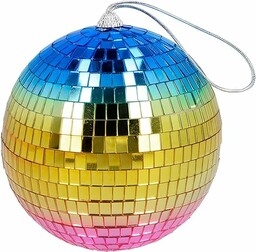Boland - Błyszcząca kula dyskotekowa, średnica ok. 15 cm, Disco Fever, dekoracja wisząca, dekoracja na imprezę lub sylwestra