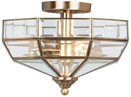 Elstead Lighting Plafon Old Park OLD-PARK-AB klasyczna oprawa w kolorze antycznego brązu