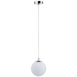 Paulmann - Globe Lampa Wisząca IP44 Satin/Chrom